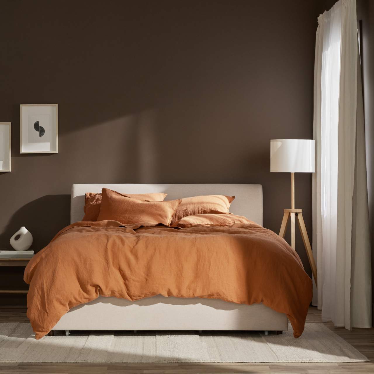 Cocoon™ Drap plat en lin Européen