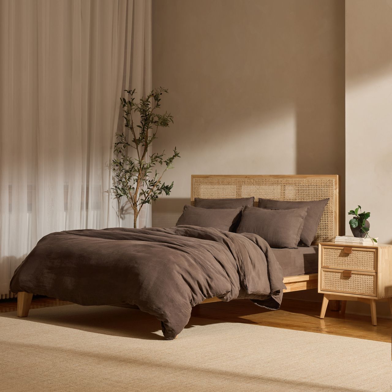 Cocoon™ Ensemble de drap en lin 100% Européen