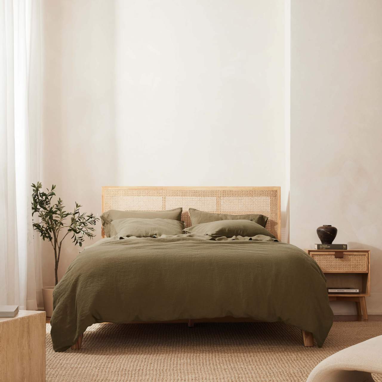 Cocoon™ Drap housse en lin Européen